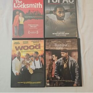 Lot of 4 black cinema movies date night dvd set